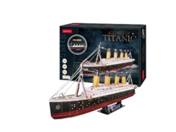 Puzzle VAN DER MEULEN Titanic LED Puzle 3D 266 pieza(s) Buques