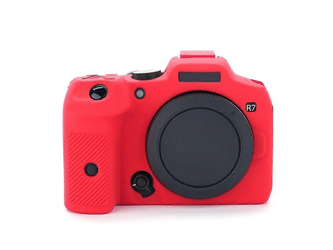 Funda protectora de silicona flexible compatible con cámara Canon Eos R7, antiarañazos y anticaídas Facpoet Case