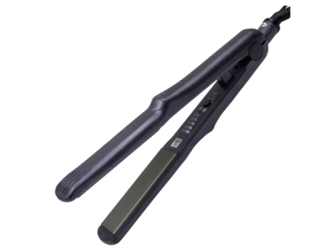 Rizador 140-220 Mango de cerámica Plancha Regulador de temperatura 360 Alambre giratorio Negro BISBISOUS