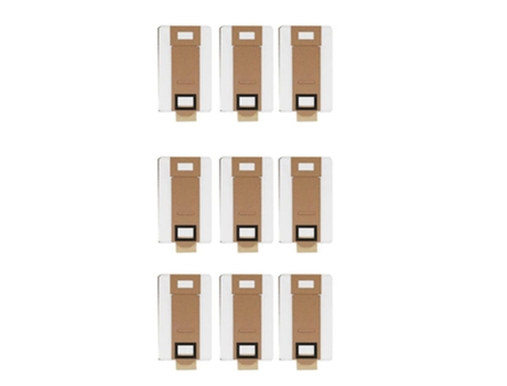 Pacote com 9 sacos de vácuo de substituição para saco de pó roborock s7 t7s t7s plus