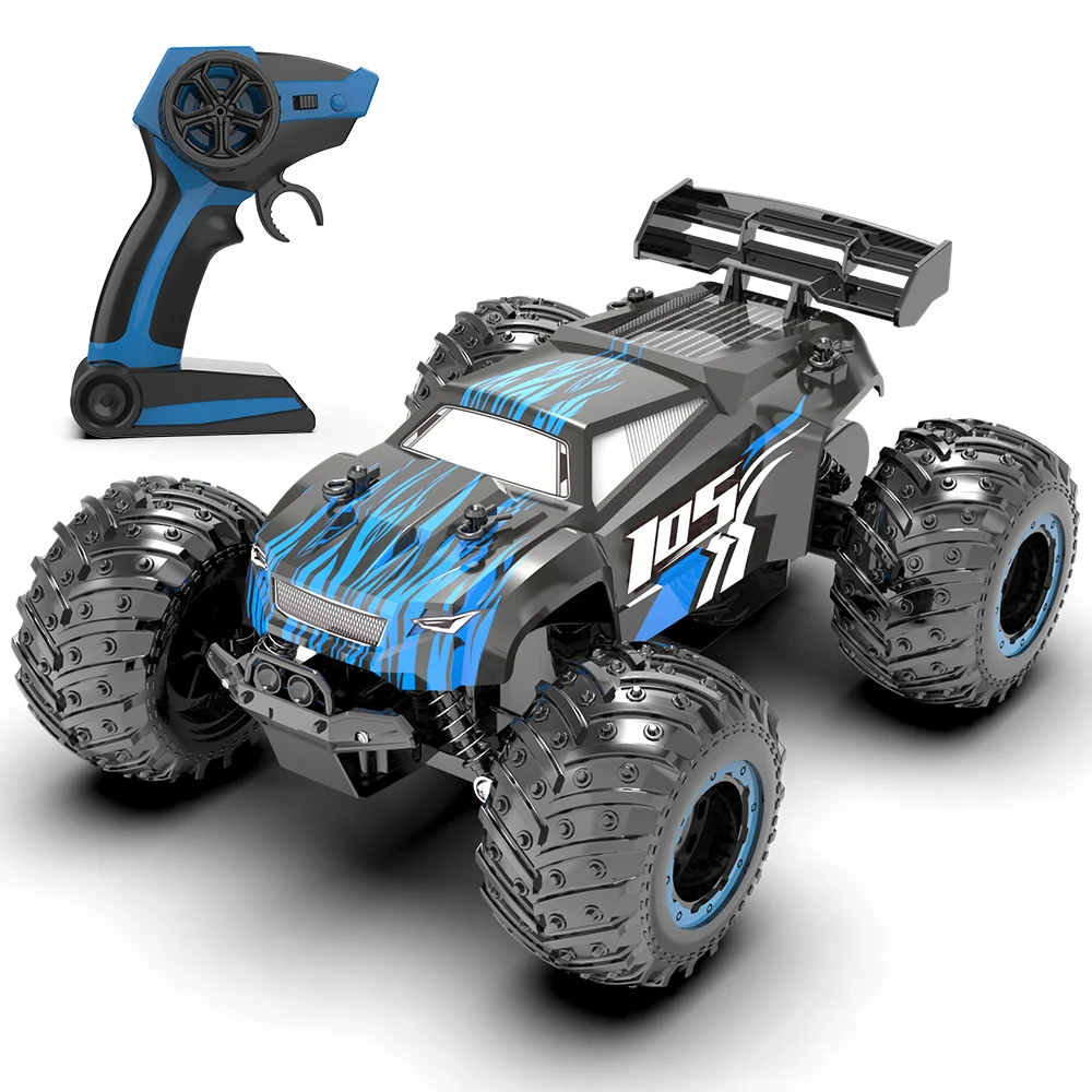(azul) Coche De Juguete Teledirigido, Coche De Derrape De Alta Velocidad, Vehículo Todoterreno Con Tracción A Las Cuatro Ruedas.