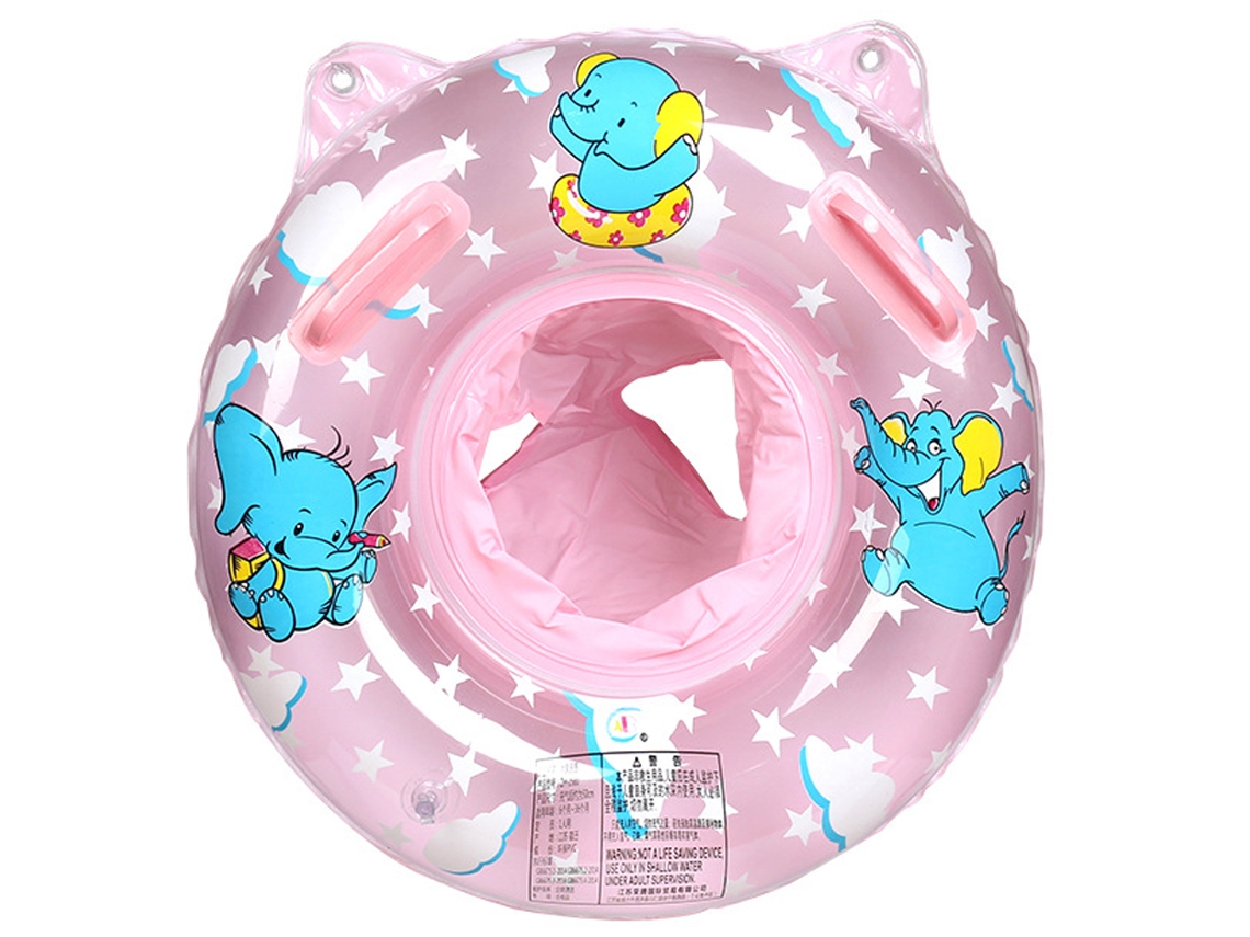 HYMNORA Anillo Infantil para Natación con Asiento, Anillo de Axila para Bebé, Flotador Hinchable con Soporte para Niño