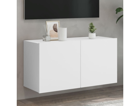 MAISON EXCLUSIVE - Mueble para TV de pared blanco 80x30x41 cm