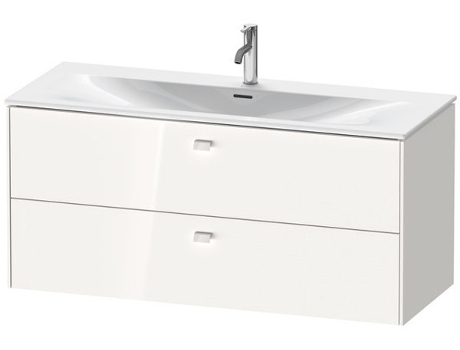 Mueble DURAVIT Brioso bajo lavabo montado en la pared 122,0 x 47,9 cm 2 cajones incl. recorte de sifón y delantal para lavabo Viu 234412