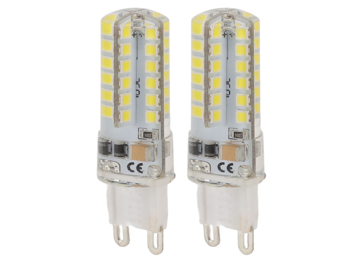 2026-2 Piezas Bombilla Led G9 Regulable Resistente Al Calor Luz Blanca 6000k Para Lámpara De Techo 110v