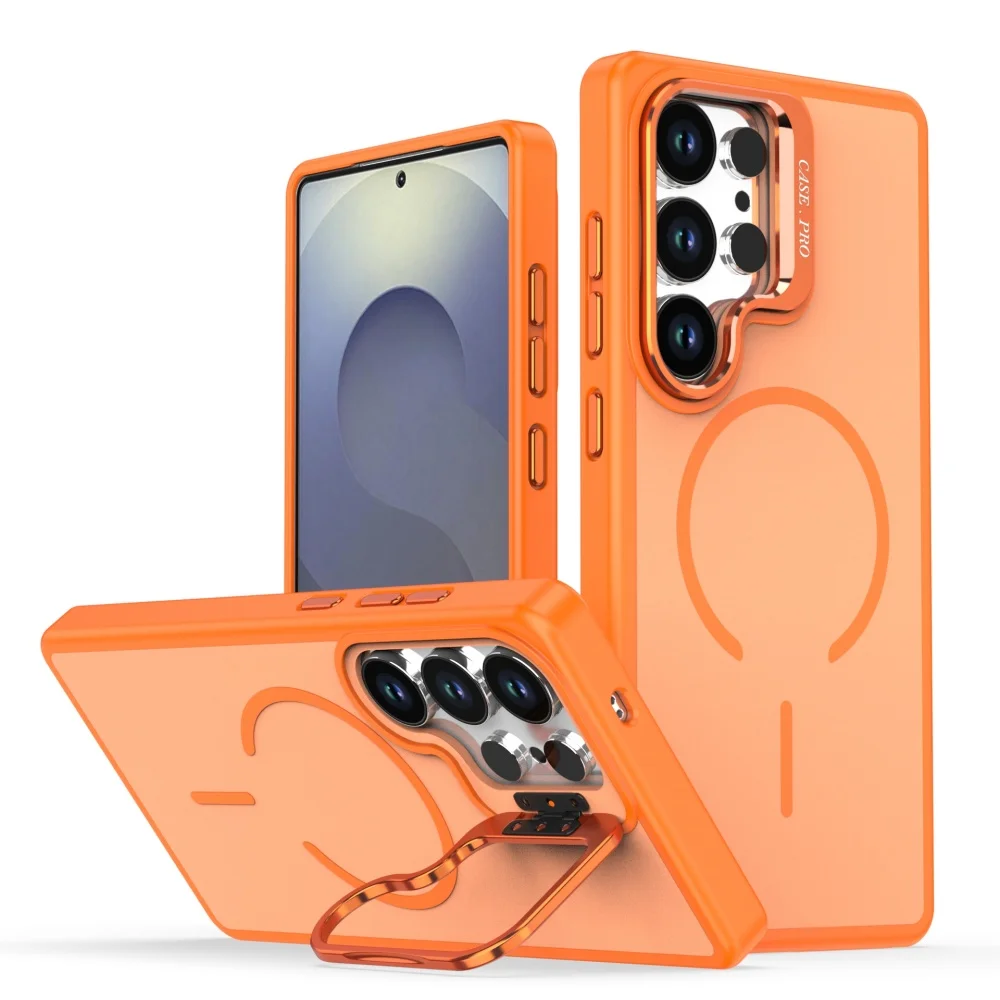 (galaxy A05s, Naranja) Funda Protectora Magnética Magsafe Para Samsung
