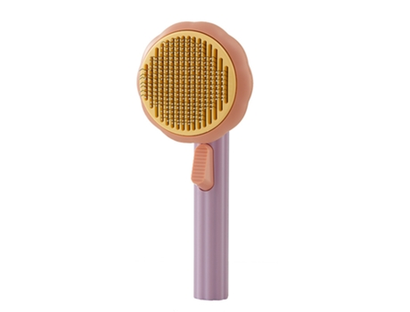 Cepillo para Perros y Gatos, Cepillo Autolimpiante para Pelos Muertos para Gatos y Perros, Adecuado para Pelos Cortos y Largos (Morado) CHRONUS