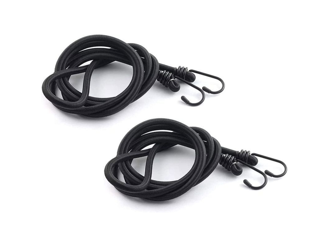 Cordones Elásticos Con Ganchos De 120 Cm Para Bicicleta, Motocicleta, Coche, Camping Y Viajes.