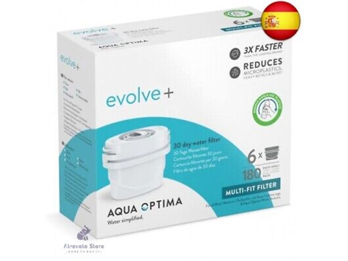 AQUA OPTIMA Caja De 6 Filtros Evolve Pasos619