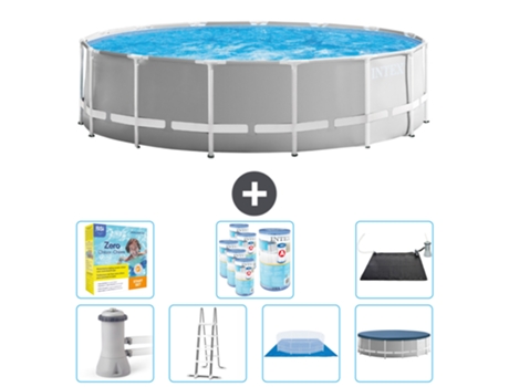 Piscina Tubular INTEX 26726GN-CB50 (16805 L - 457x122cm)