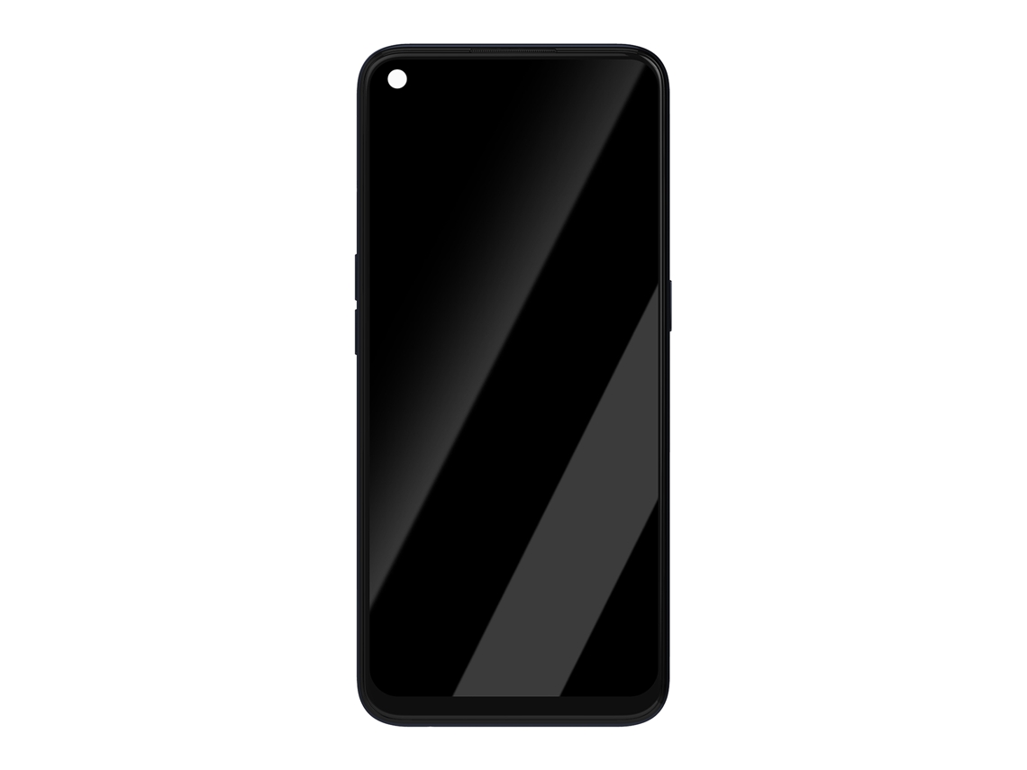 Clappio Pantalla Chasis Oppo A53s Bloque completo Negro