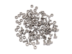 Juego de 50 tornillos de acero inoxidable para invernaderos, tuercas M6 x 13, kit de herramientas