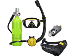 Mini Botella De Buceo, Tubo De Snorkel, Rebreather, Equipo Portátil De Apnea