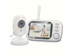 Monitor Para Bebés (cámara De 720p) | Pantalla Lcd De 3,5 Pulgadas, Función De Visión Nocturna Automática, Audio Bidireccional, Sensor De Te