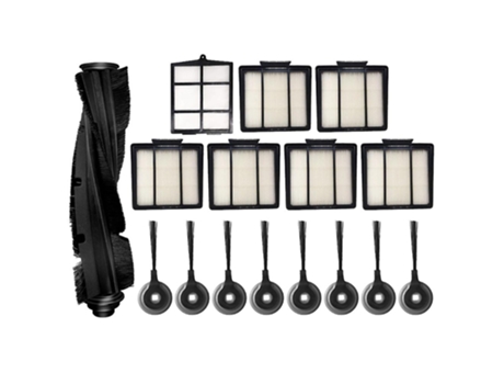 Escova principal para robô de íon tubarão aspirador s87, escovas laterais, filtros hepa
