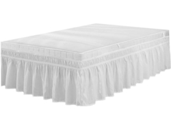 Cama Poliéster Blanco Faldón De Elástico