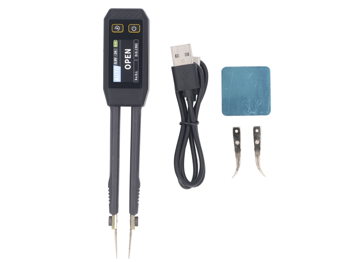 Adaptador de pinza para multímetro HP 605A, medidor de corriente CA/CC de 600 A con puntas de prueba.