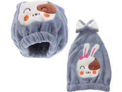 Juego De 2 Gorros De Toalla De Felpa Para Secar El Cabello.