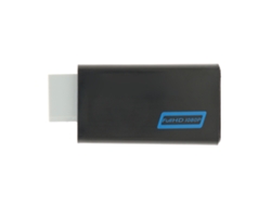 Conversor Wii Para Hd Hdmi 1080p Plug And Play Com Entrada De Áudio 3.5mm Full Hd