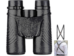 Binoculares Hutact para adultos, binoculares profesionales compactos 10x42 con correa de arnés y Gusshious