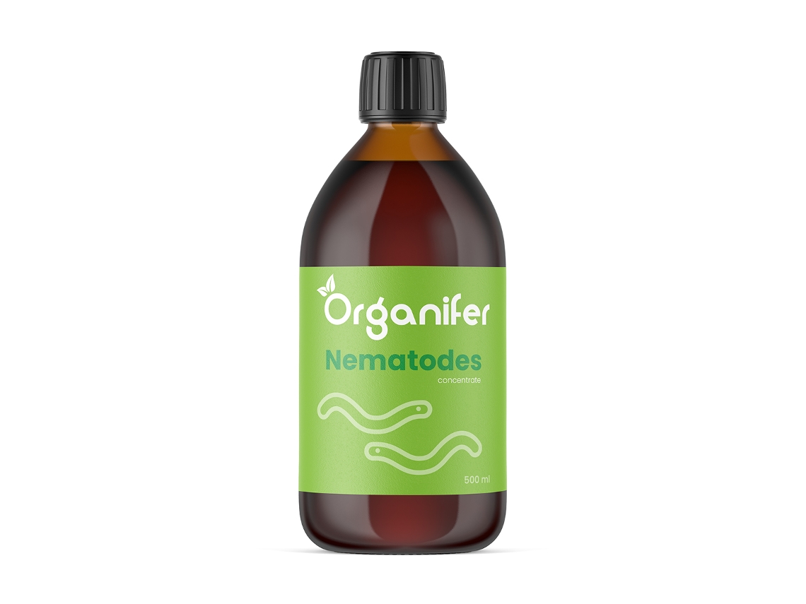 Nematodos – Concentrado de Nematodos del Suelo – 500ml para 500 m2 - Organifer