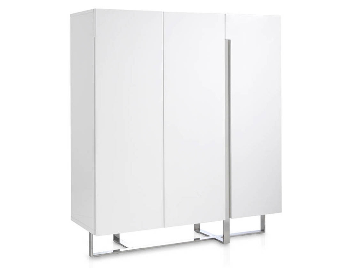 Aparador ANGEL CERDÁ. 3053 (Blanco - MDF - 120 x 42 x 135 cm)