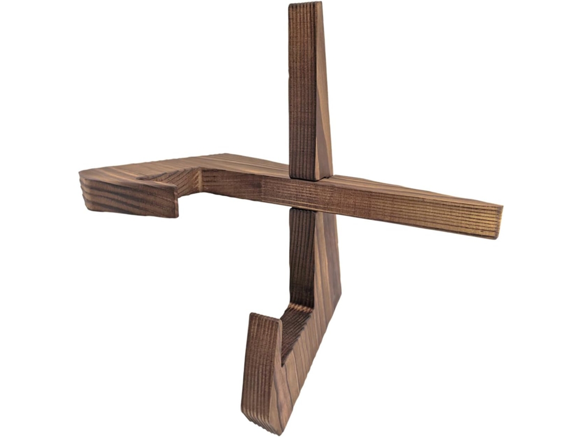 Estantería Clásica De Estilo Vintage Hecha De Madera Natural, Fácil De Usar Para
