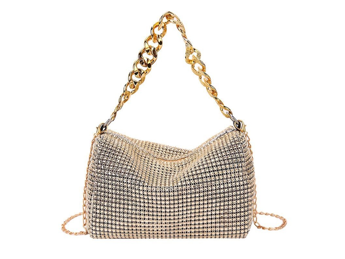 2026-bolso De Noche Con Piedras Brillantes Para Fiesta De Carnaval, Bandolera Y De Brazo, Material Pu
