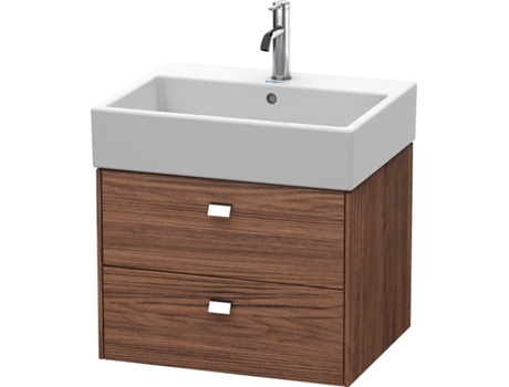 Mueble bajo encimera DURAVIT Brioso 58,4 x 45,9 cm 2 cajones con sifón y delantal para lavabo Vero Air 235060