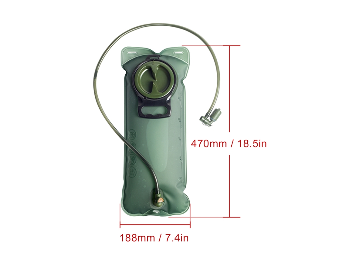 Depósito De Hidratación A Prueba De Fugas De 2,5 L Para Acampar, Hacer Senderismo, Ciclismo Y Correr.