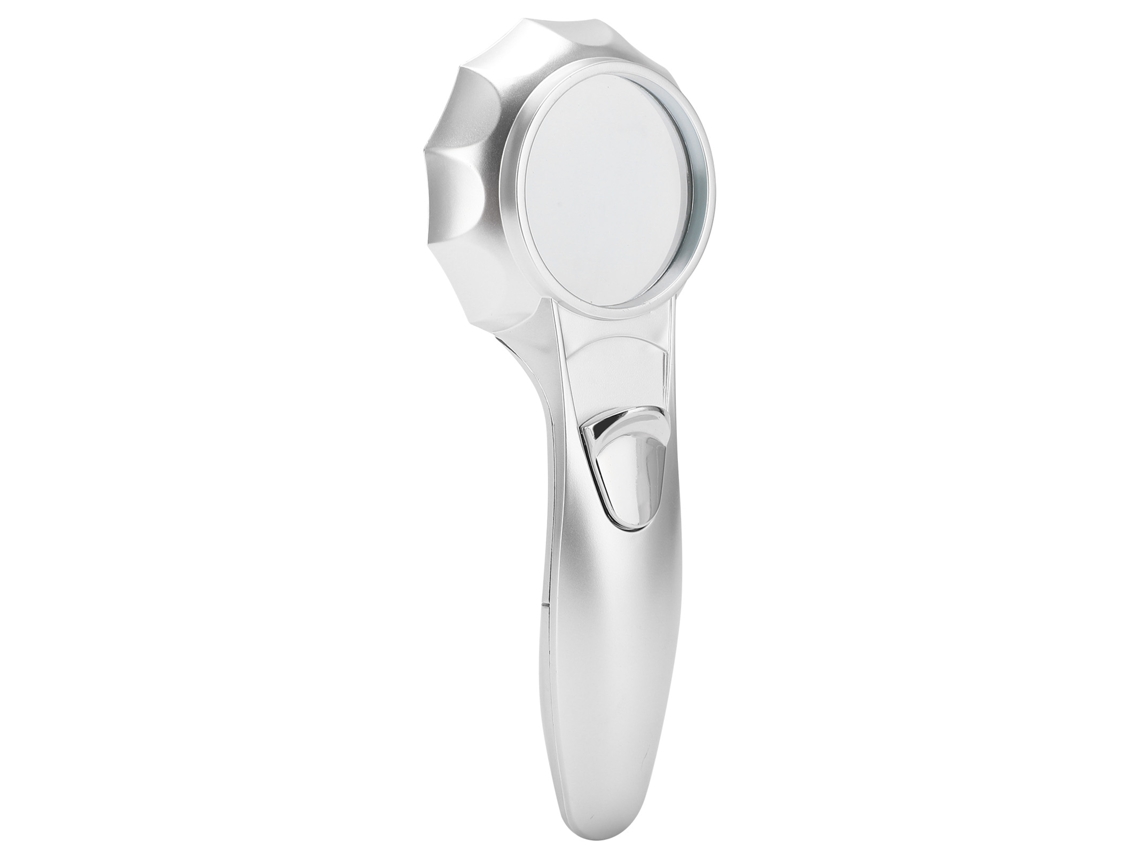 Lupa De Mão Th‑600554 Com 6led Para Observação De Recados Pequenos E Uso Ao Ar Livre
