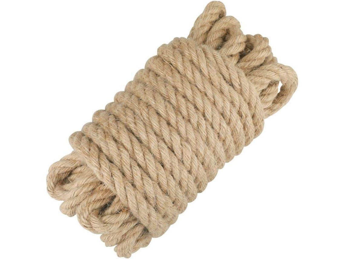 Cuerda De Yute De 12 Mm De Grosor Para Decoración, Manualidades Y Jardinería, 10 M