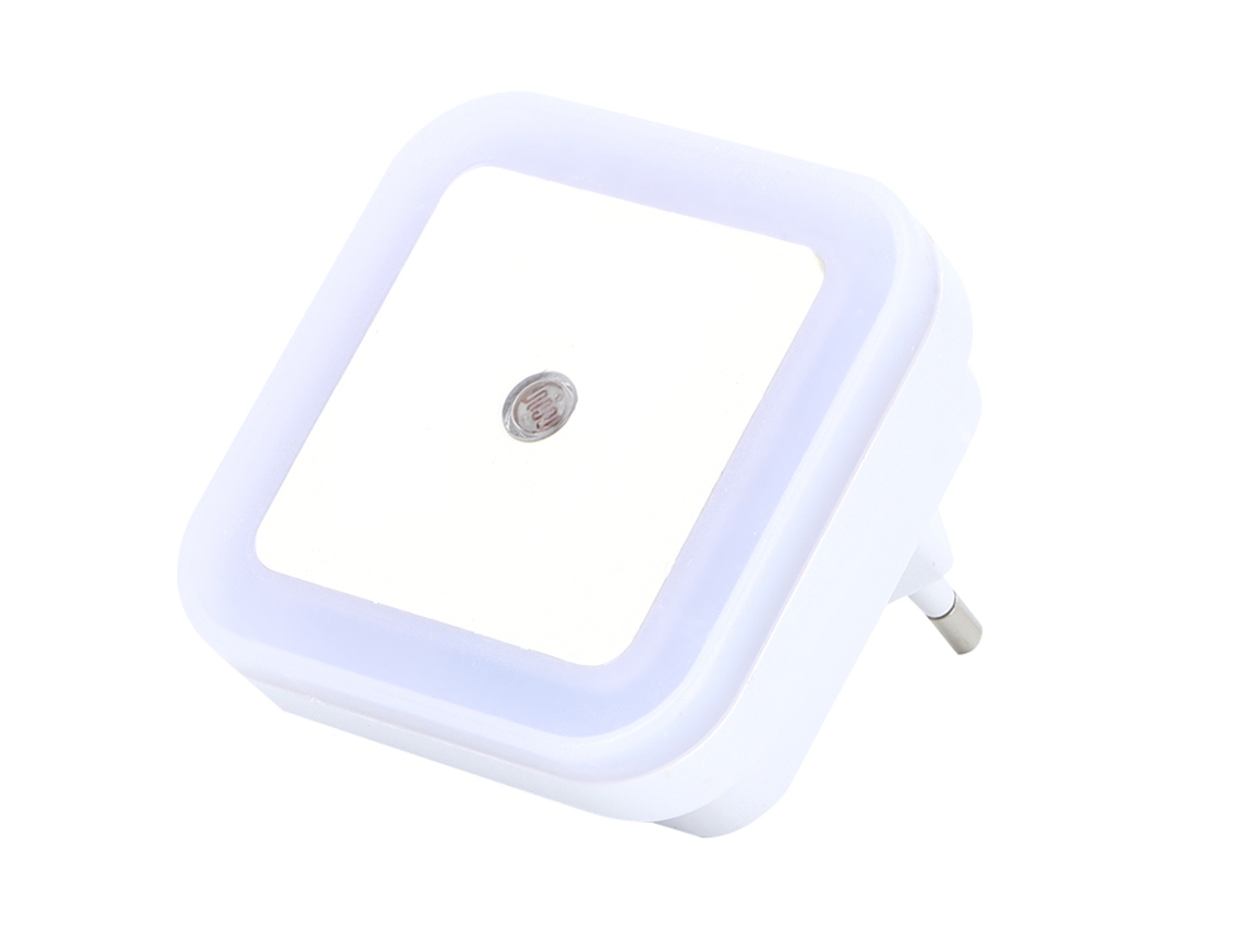 JILLIOPER Lámpara LED Cuadrada Blanca con Control Inteligente de Luz, 110V-250V (Enchufe UE)