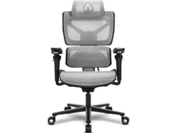 Silla Gaming ALPHA GAMER Mist (Hasta 130 kg - Elevador de Gas Clase 4 - Negro/Gris)