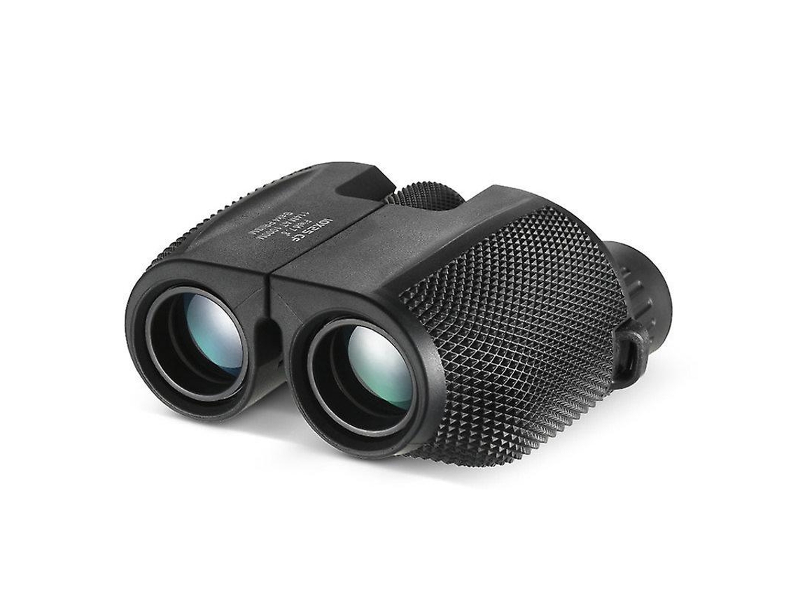 Binoculares 10x25 compactos de visión nocturna con poca luz, ocular grande, IP68, enfoque fácil, para caza, color negro Bestvite