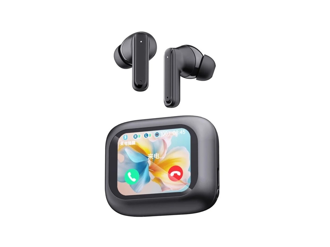 Auriculares Sem Fio Tws Ativo Toque Para Apple Yizhood Tecido Bluetooth Negro
