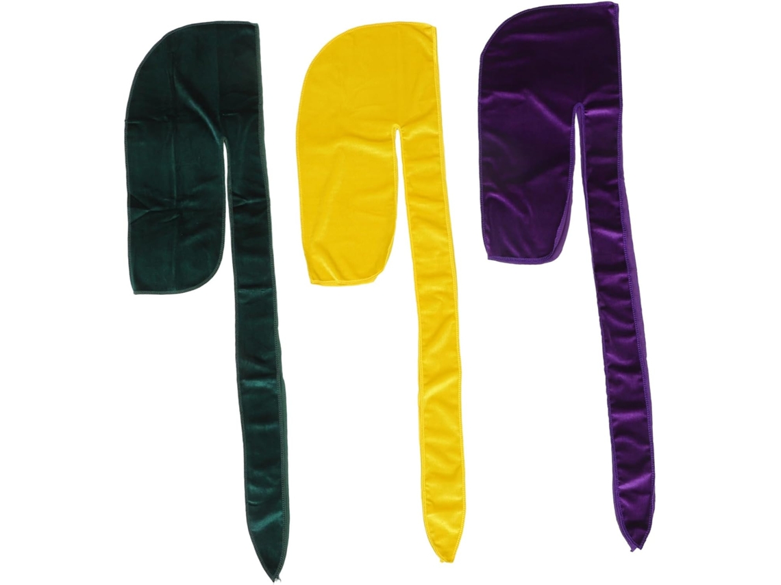 Gorro Onda, Turbante Durag Unissex, Lenço Turbante Pirata, Durag Longo