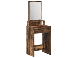 Maison Exclusive - Mesa Tocador Con Cajón Roble Ahumado 50 X 41 X 140 Cm