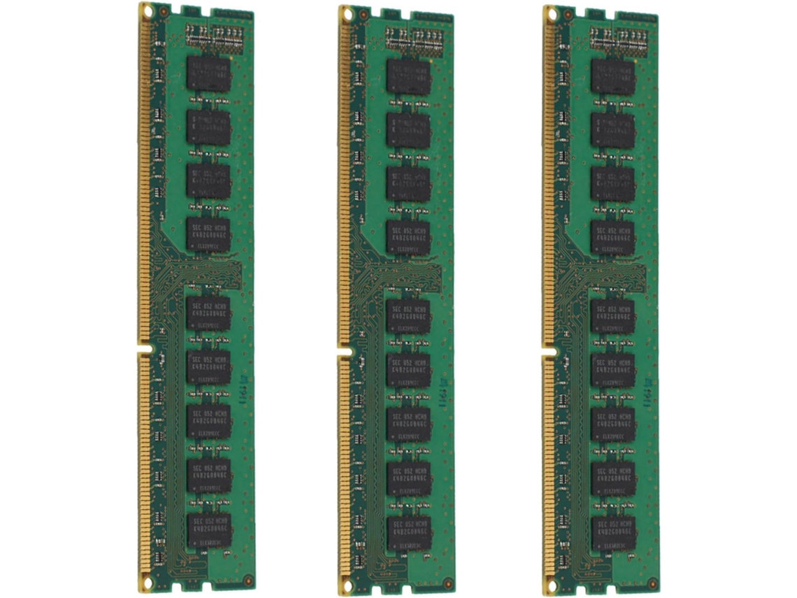 3 Módulos De Memoria Ram Ecc Ddr3 De 4 Gb, 2rx8 Pc3 10600e, 1,5 V, 1333 Mhz