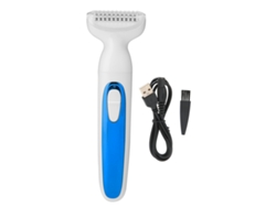 Afeitadora Eléctrica Para Depilación Humeda Y Seca Impermeable Recargable Para Bikini Piernas Axilas Rostro Azul