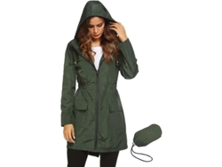 Chaqueta Impermeable Ligera Para Mujer Con Capucha Para Actividades Al Aire Libre Stp
