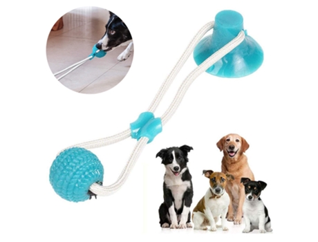 Ventosa Para Perro Juguete Para Dentición Mordedor Para Mascotas Juguete Multifuncional Interactivo Duradero ELKUAIE