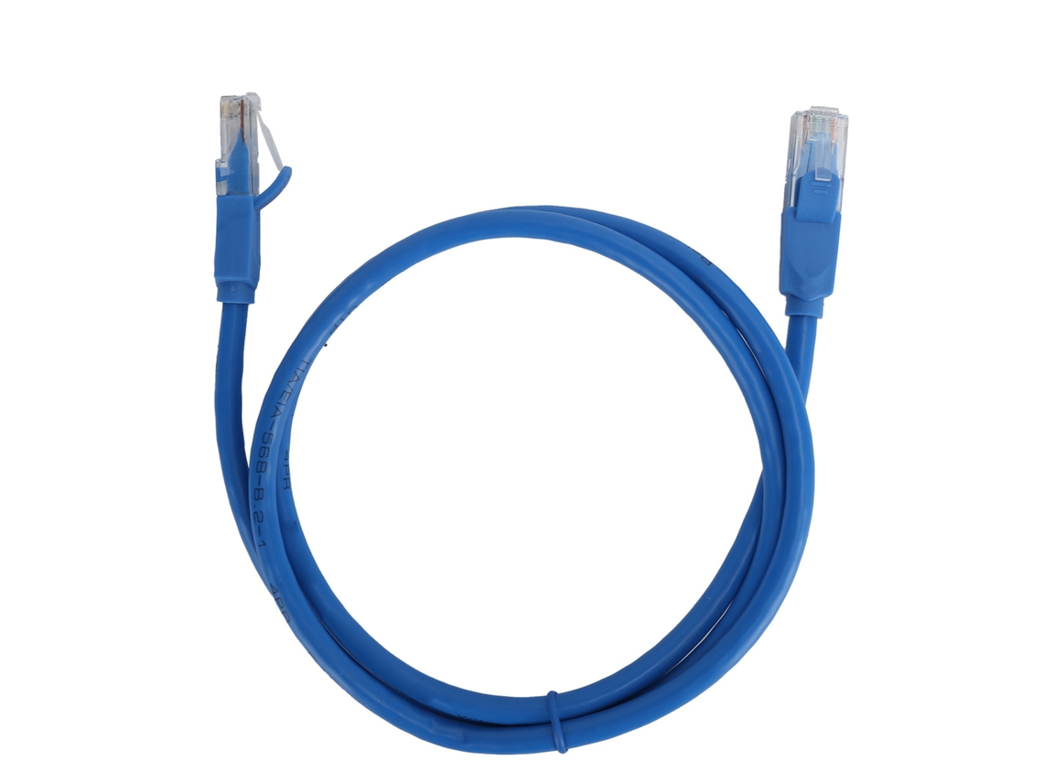 Cable De Red Gigabit Cat6 Con Interfaz Rj45, Par Trenzado Sin Blindaje, Cable Puente, 1 Metro