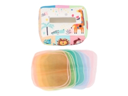 Caja De Papel Higiénico De Tela Suave Para Bebés Con Alto Contraste Para El Desarrollo Sensorial Y La Educación Infantil Temprana.
