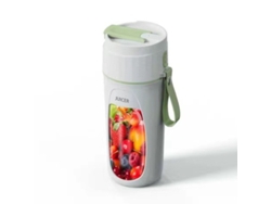 Exprimidor Portátil 8 Cuchillas 340ml Gran Capacidad Blanco Verde Siurn