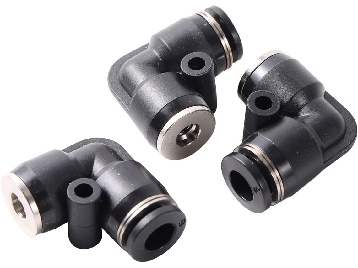 Paquete De 30 Adaptadores Angulares Conexión Rápida 6 Mm Para