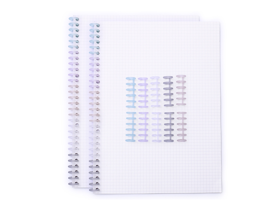 Peines De Encuadernación De 6 Agujeros Y 12 Mm Para Cuadernos, Álbumes De Fotos Y Agendas Diy, 80 Hojas, 10 Unidades.