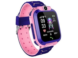 Reloj inteligente Q12 para niños, resistente al agua, con posicionamiento, llamada bidireccional, pantalla táctil, cámara y control remoto de una tecla.