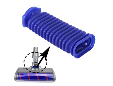 Manguera azul de rodillo suave para aspiradora Dyson V6 V7 V8 V10 V11, accesorios de repuesto para limpieza del hogar
