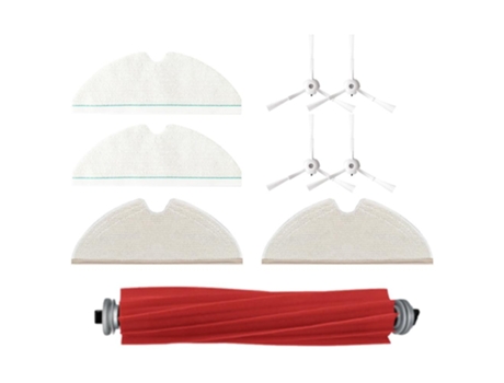Peças para esfregona roborock t8/q7 max/max+ pano lavável escova lateral principal